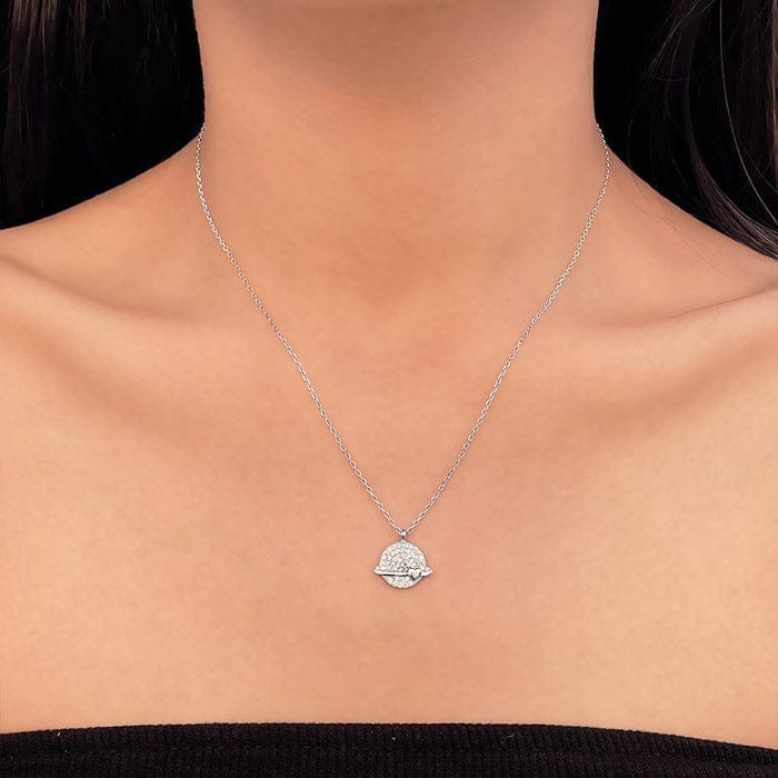 Silver Wanderlust Necklace view 2