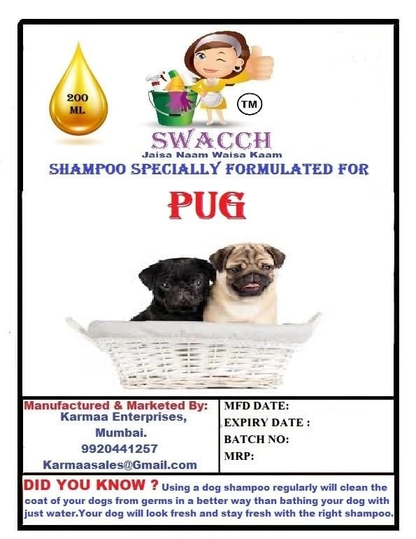 SWACCH Premium Shampoo for Pug (200ML) Strawberry view 2