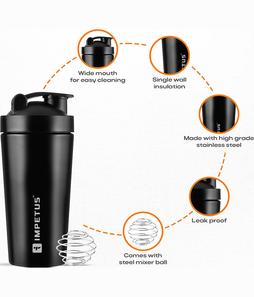 Impetus Stainless Steel White 700 mL Shaker ( Pack of 1 ) view 2