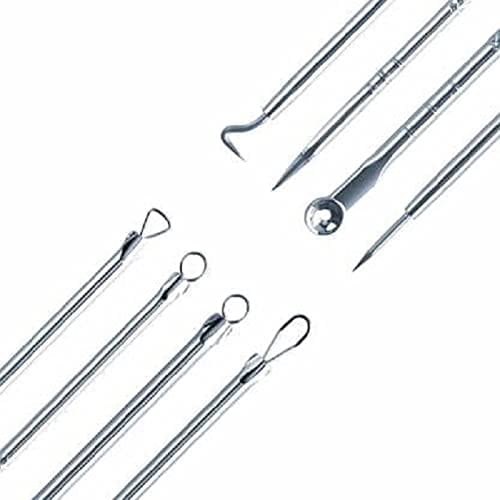 Elecsera Stainless Steel Blackhead Pimple Blemish Extractor/Remover Tool (Pack of 4) view 2