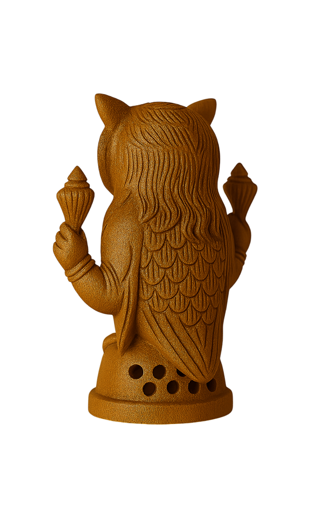 Exquisite Owl Figurine Statue - Wisdom & Elegance Home Decor view 2