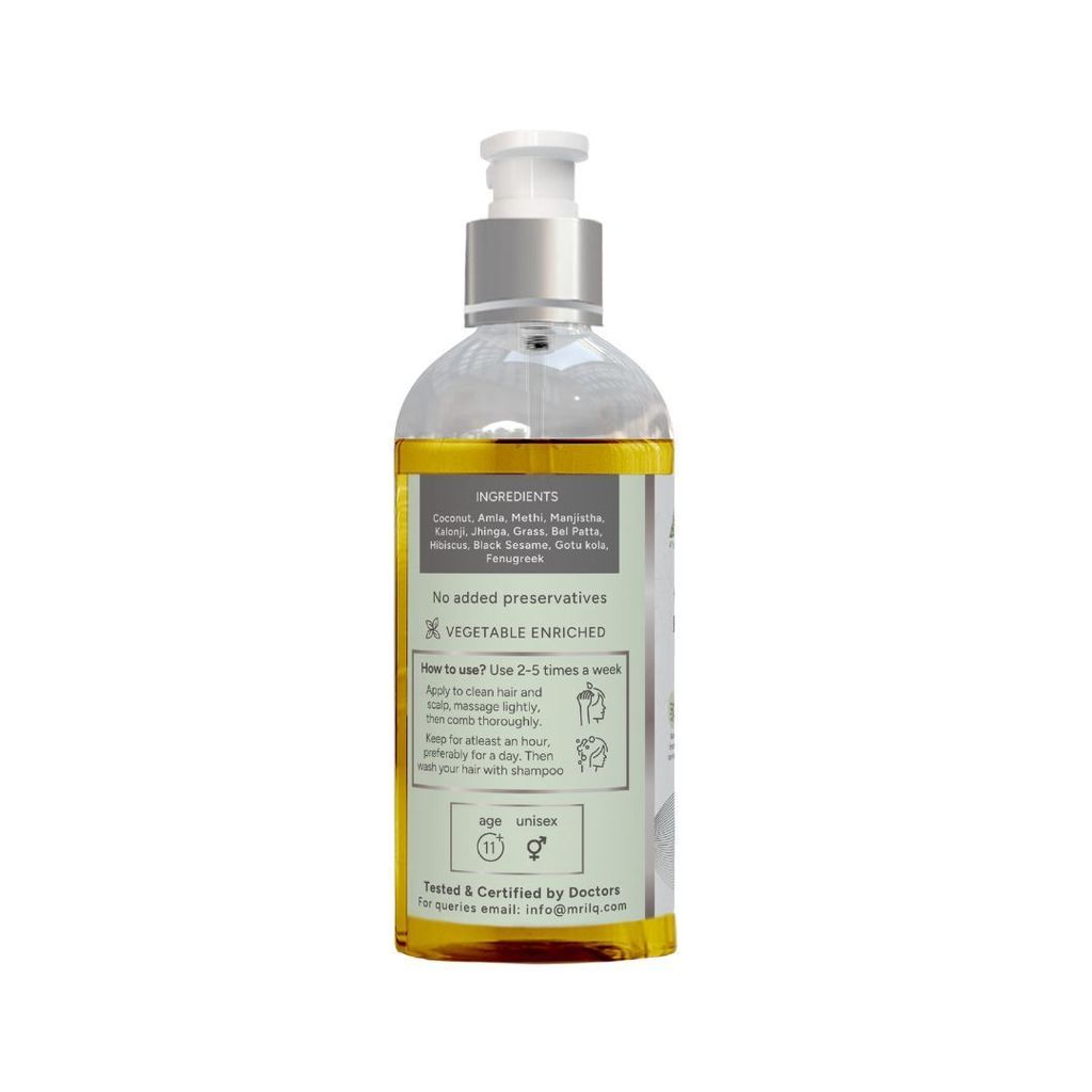 MrilQ Healthy Hair | Hair Oil | Hair Fall Control | Hair Strengthening | Increases Volume view 2