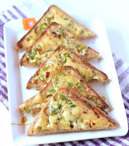 Chilli Veggies Cheese Toast