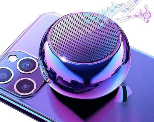 Portable Bluetooth Mini Dynamic Metal Sound with Google, Alexa & Siri Assistant Smart Speaker (Multicolor)