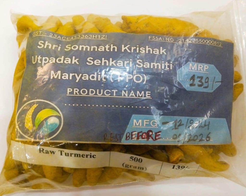Processed Turmeric view 2