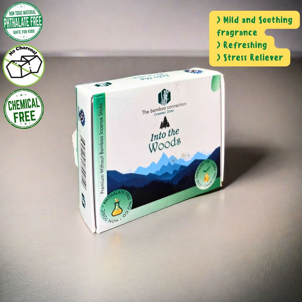 The Bamboo Connection | Love In India | Phthalate free, Charcoal free, Chemical free | Rose Fragrance | 100% Natural view 2