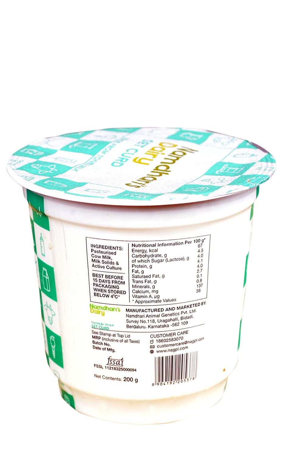 Dairy Tales Set Curd, 200 Gm view 2