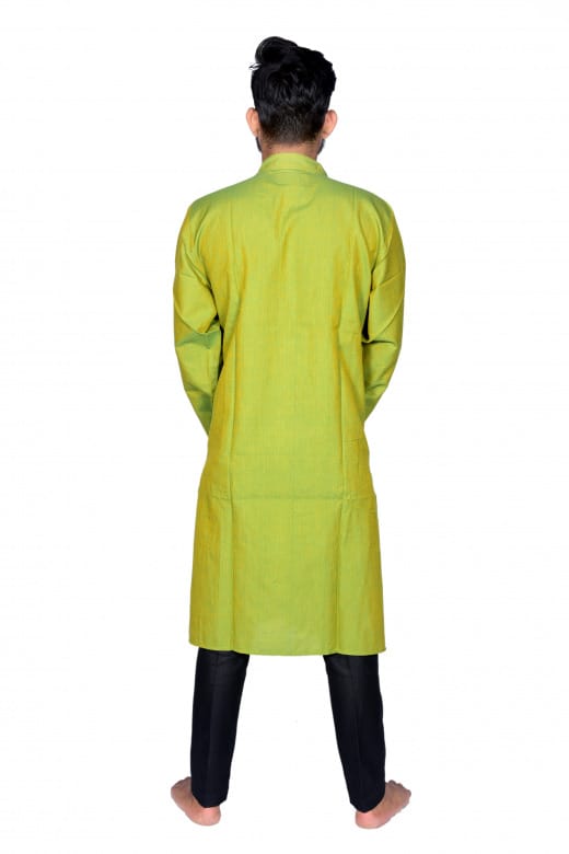 Tribes India Handwoven Gents Kurta 1STXMENMP01593-4 view 2
