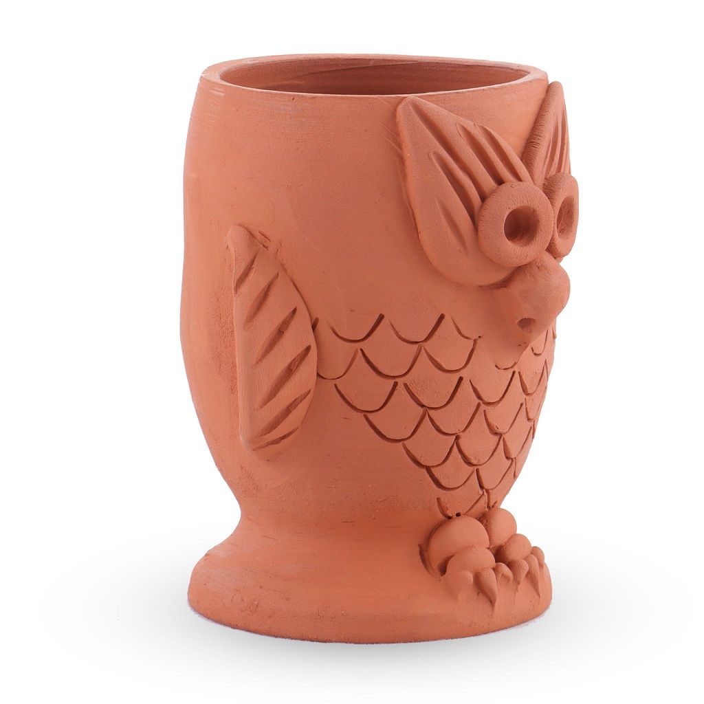 Tisser Terracota Eco Friendly Decorative Pen Stand view 2