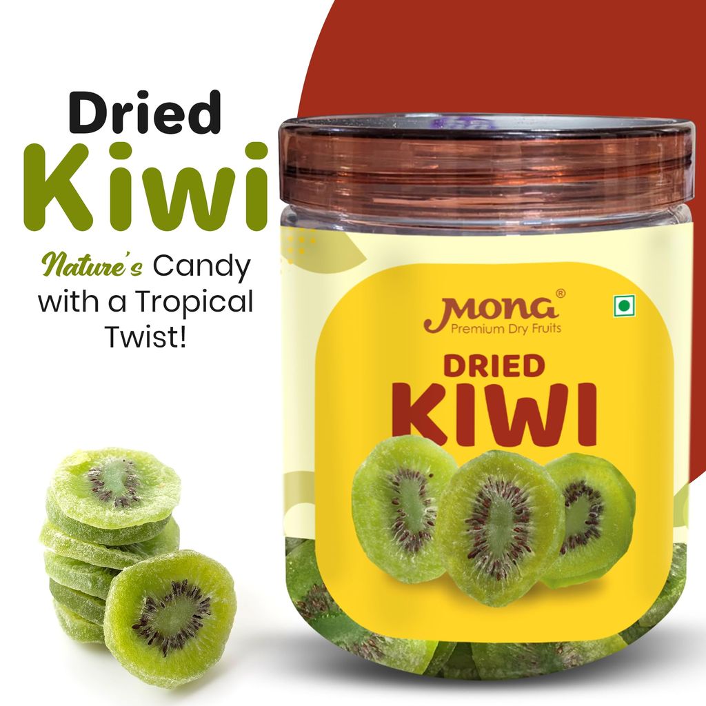 Mona Premium Dried Kiwi Slices - Healthy & Delicious Dry Fruit Snack view 2