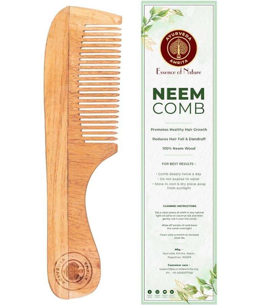 Ayurveda Amrita - Wide Tooth Comb For All Hair Types ( Pack of 1 ) view 2