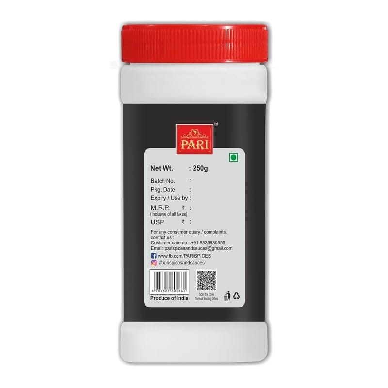 Pari Black Pepper Powder | Kali Mirch Powder | Gol Mirch Powder | Handpicked and Clean | Indian Spices | Chemical and Pesticides Free | Naturally Processed | (Pack of 1 x 250g) view 2