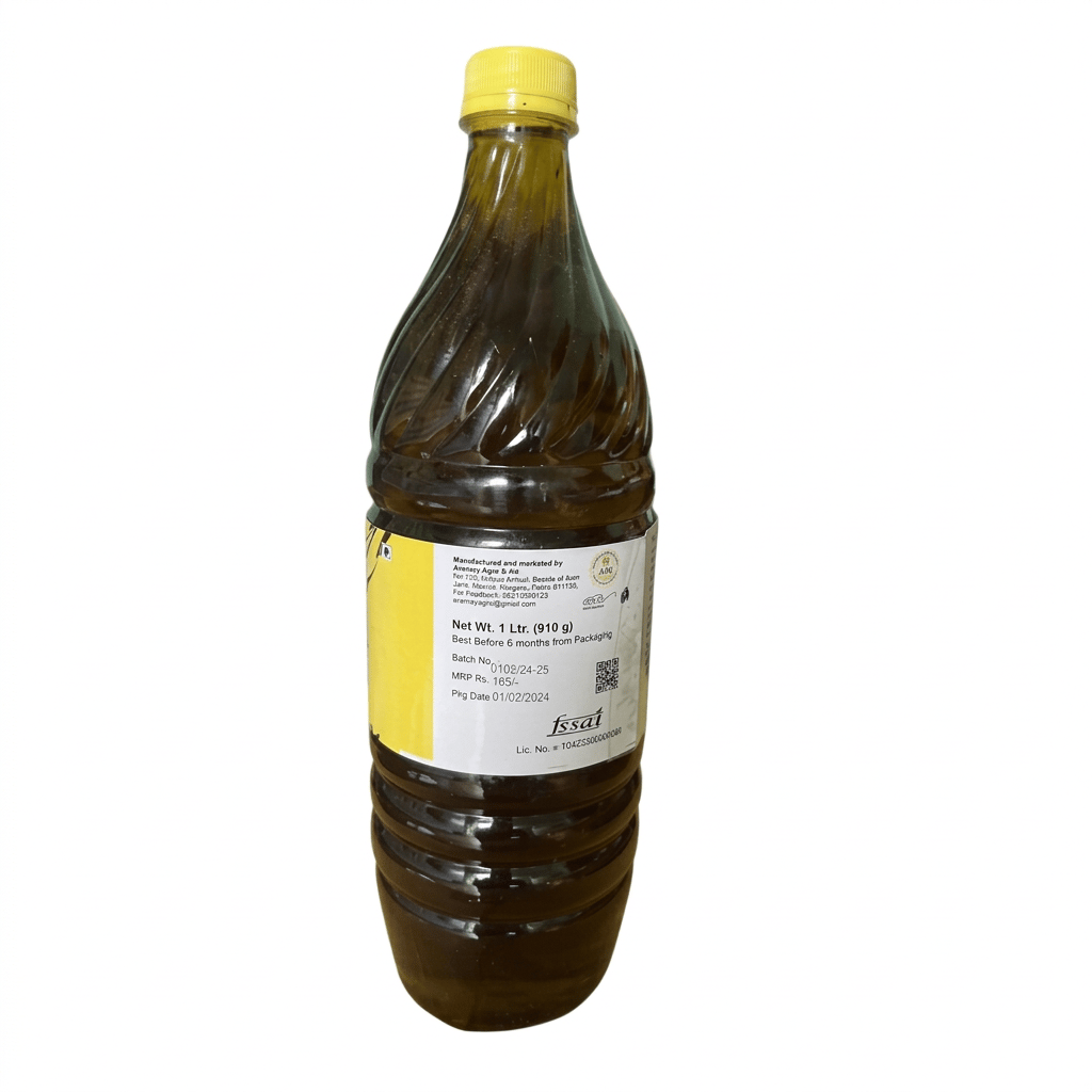 Kachi Ghani Mustard Oil view 2