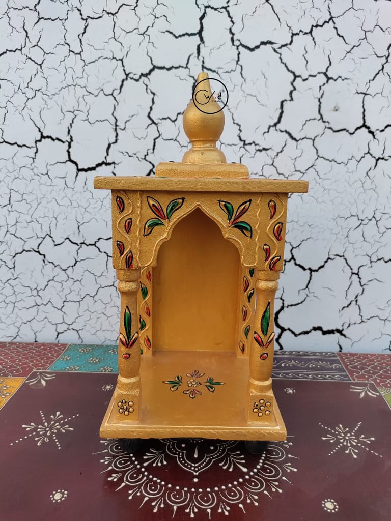 Creative Handicrafts Wooden Plywood Mandir for Pooja Home Decoration Wall Hanging Beautiful Temple view 2
