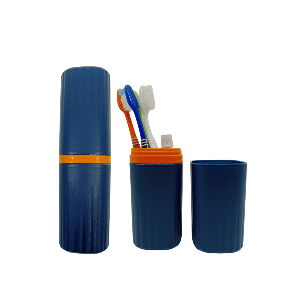 Multipurpose Portable Toothbrush Holder | Waterproof Toothbrush Storage Box for Travel, Camping & Bathroom | Compact Toothbrush Case with Cover | Travel Essential for Hygiene & Organization