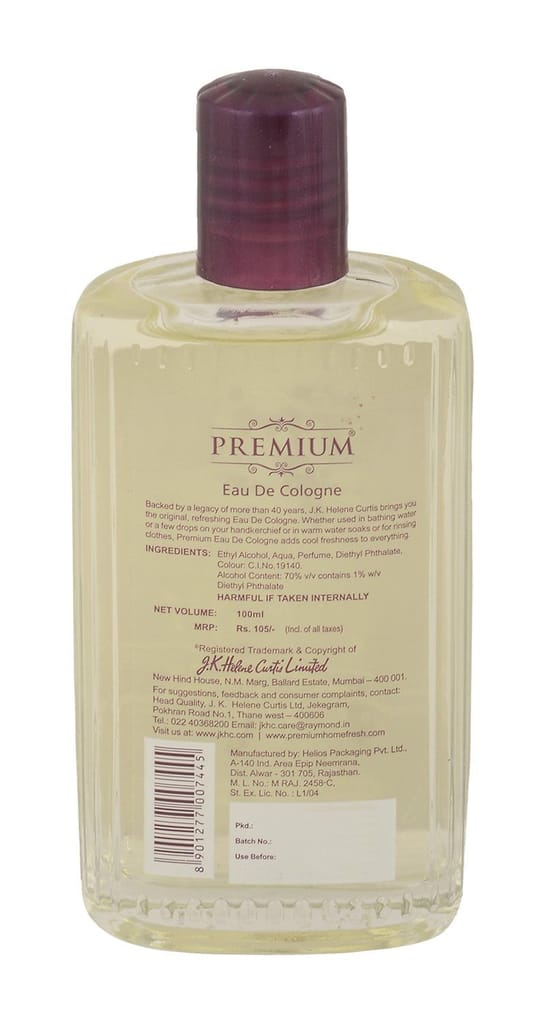 Premium Perfume Spray - Eau De Cologne, 100ml Bottle view 2