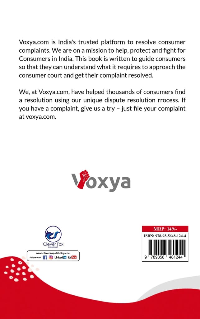 Consumer Court Guide for Consumers: A guide to help , protect & fight for Consumer rights [Paperback] Voxya.com view 2