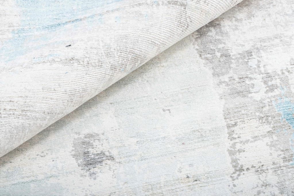 Neu Looms Arctic Elan Area Tranquil Grey & ICY Blue Abstract Design view 2