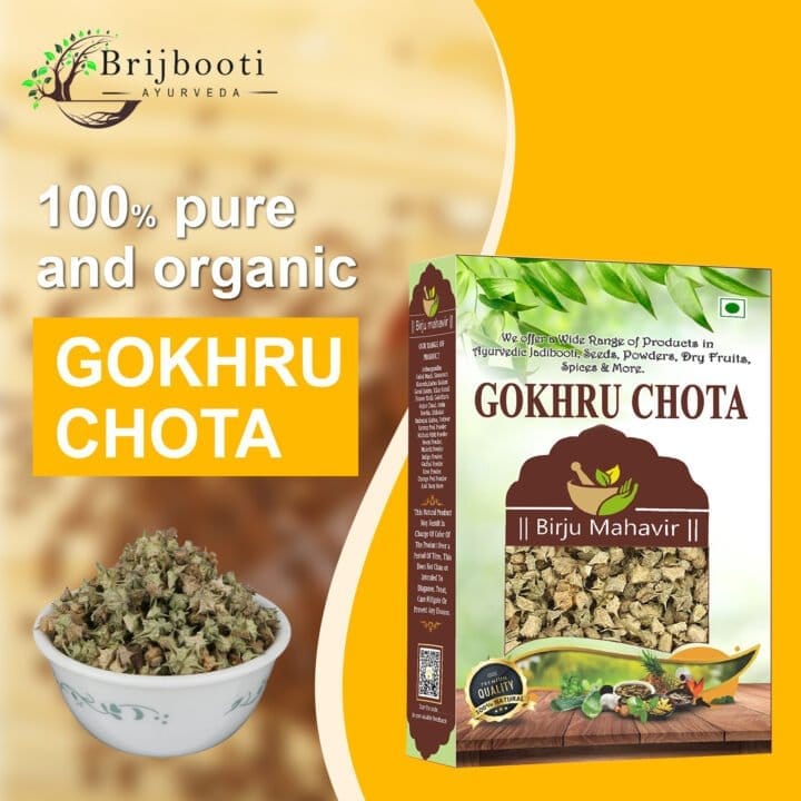 BrijBooti Gokhru Chota - Tribulus Terrestris Seeds - Small Caltrops view 2