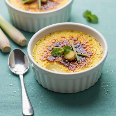 Lemongrass And Ginger Creme Brulee