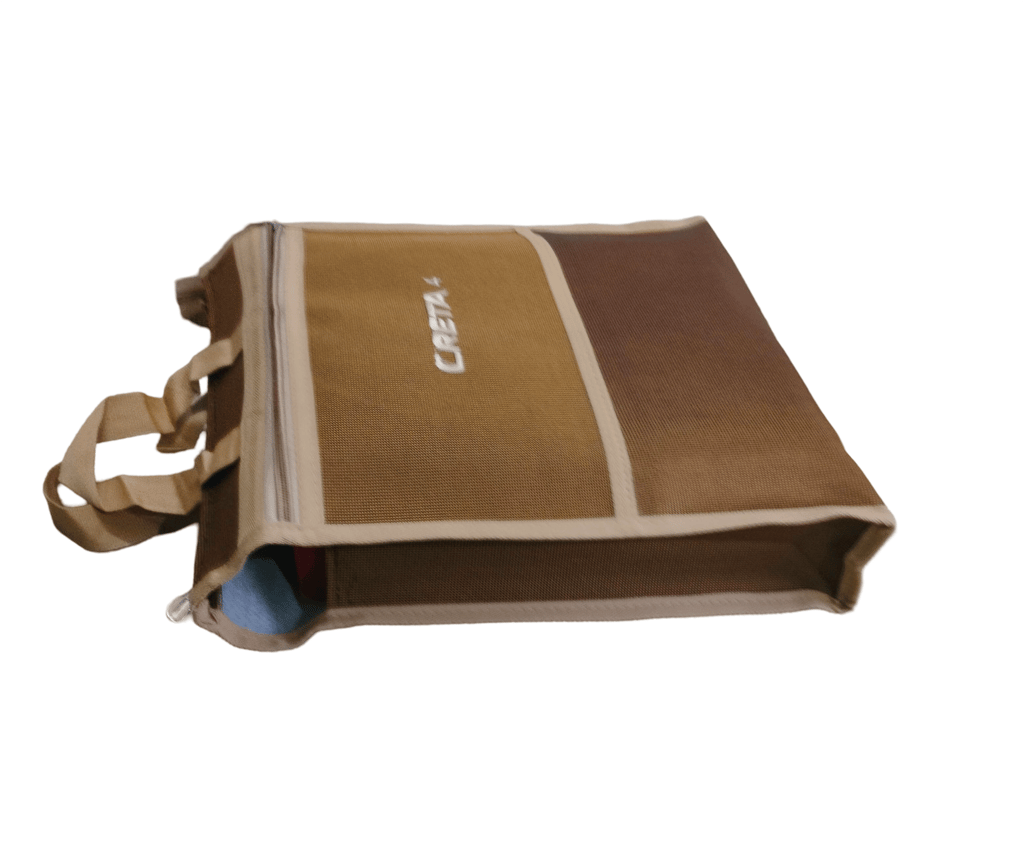 Creta Mesh Tote Bag with Zipper Closure view 2