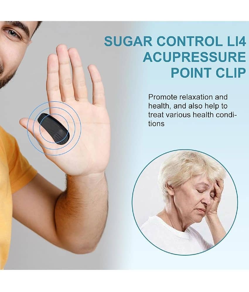 Gatih Sugar Control Acupressure Clip All Purpose Cleaner Block Clip For Headache, Tension Relief, Acupressure 1 no.s Pack of 2 view 2