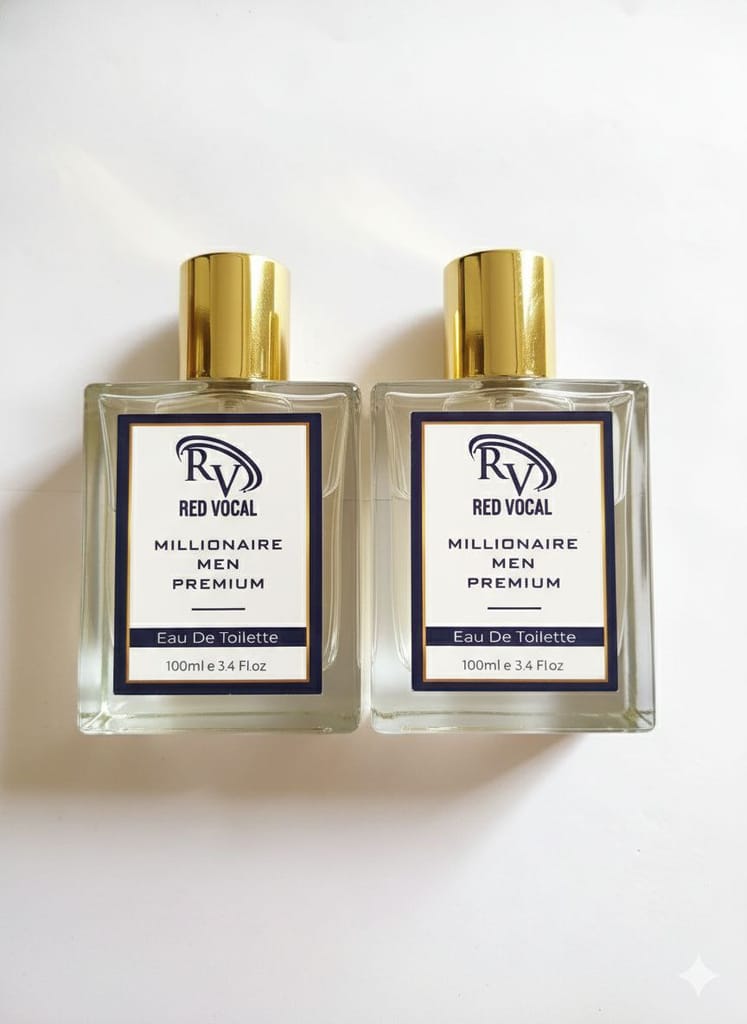 Red Vocal Millionaire Men’s Premium Eau De Toilette – 100ml x 2 | Bold, Luxurious & Long-Lasting Fragrance view 2