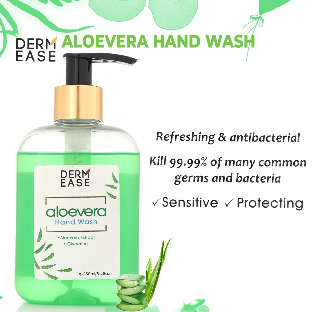 Dermease Pure Hand Wash for Gentle Clean & Hydration Aloe Vera view 2