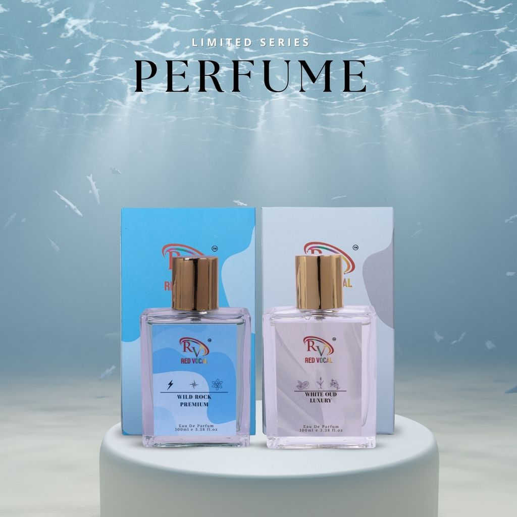 Red Vocal Wild Rock Premium (Men) with White Oud Luxury (Unisex) 100ml Perfume Spray Combo – 2 x 100ml view 2