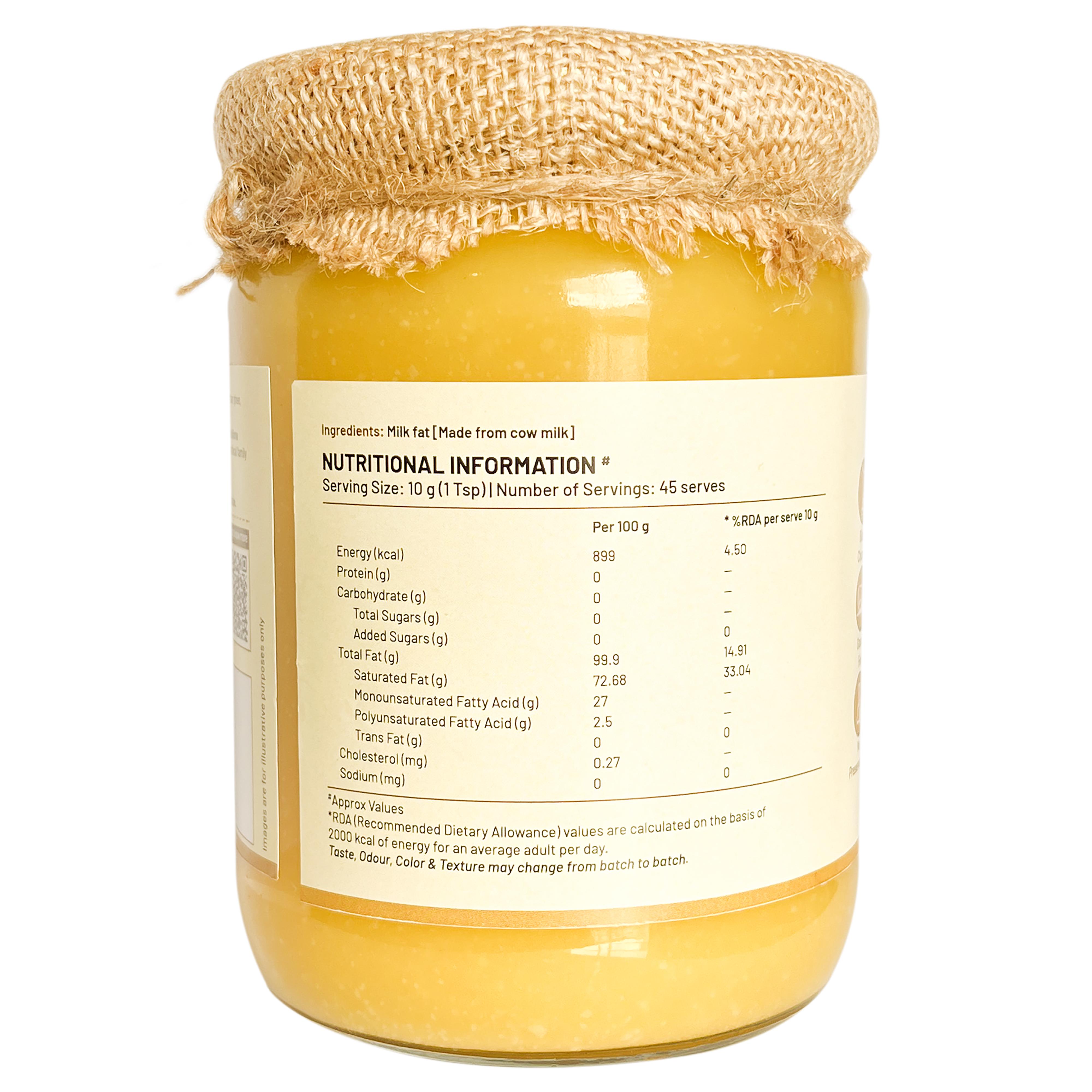 SixLeaf Sattva Cow Ghee 500ml view 2
