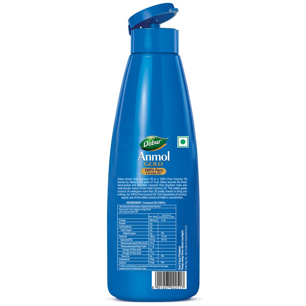 Dabur Anmol Gold Coconut Oil 600ml view 2