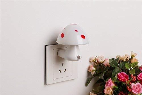Automatic Night Sensor Mushroom Lamp (0.2 Watt Multicolour) view 2