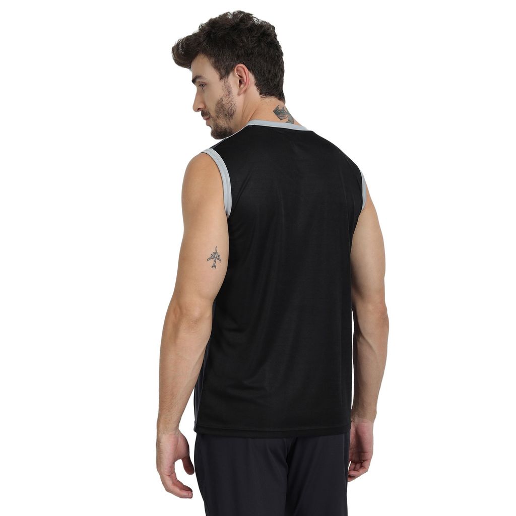 FTX Men Colorblock Round Neck Sleeveless Tshirt view 2