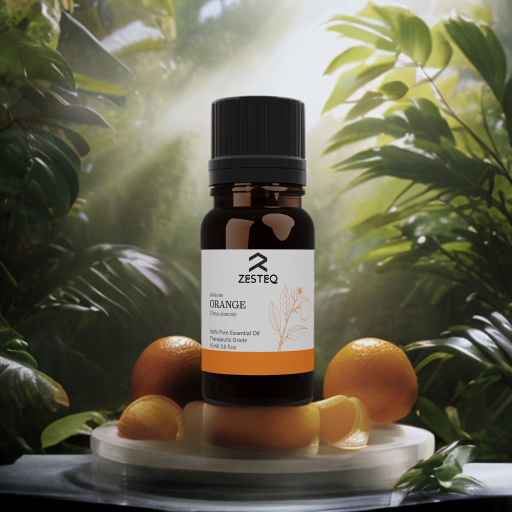 Zesteq Obvious Orange Essential Oil therapeutic use for Aromatherapy (15 ml) view 2