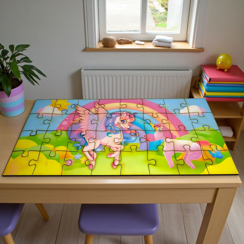 Unicorn & Fairy Jigsaw Puzzle for Kids | Fantasy Puzzle Game for Girls | Educational Learning Toy for Brain Development, Focus & Creativity view 2