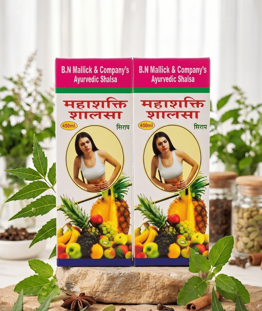 Mahashakti Shalsa Syrup 450ml (Pack of 2) - Natural Herbal Ayurvedic Health Tonic for Digestive Wellness & Acidity Relief