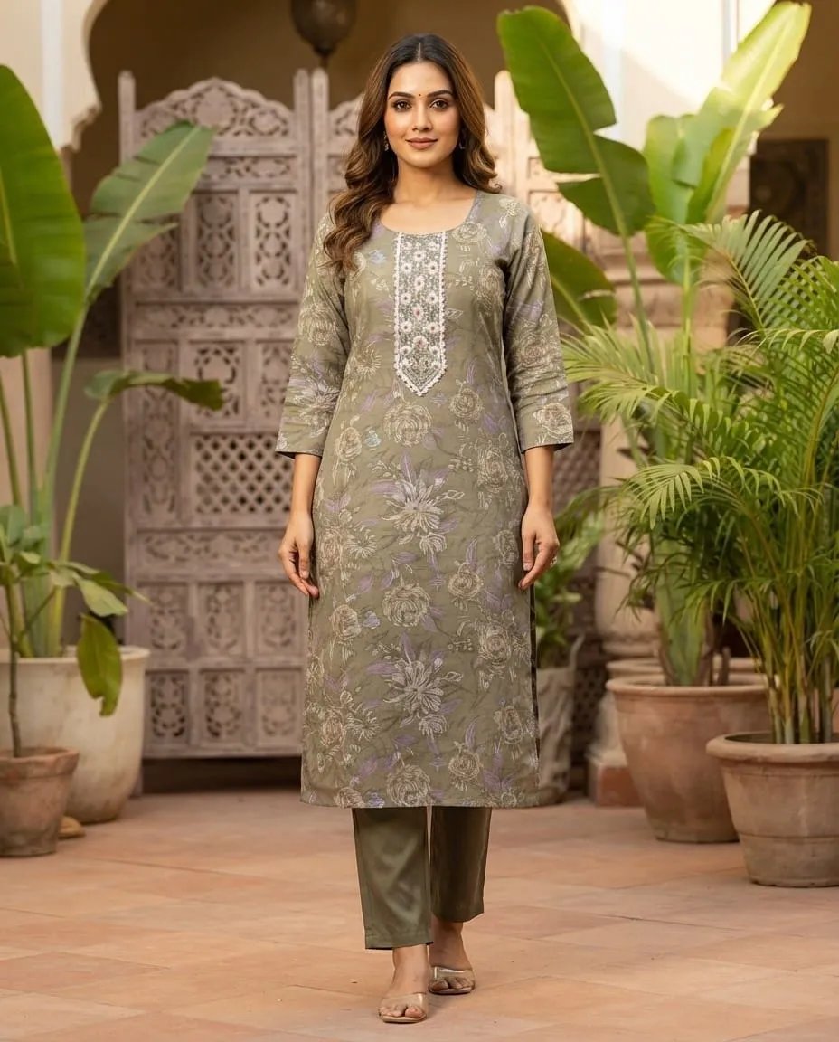 Print Cotton Kurta