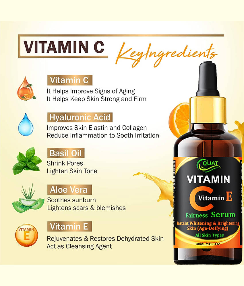 Quat Face Serum Vitamin C Daily Care For All Skin Type ( Pack of 1 ) view 2