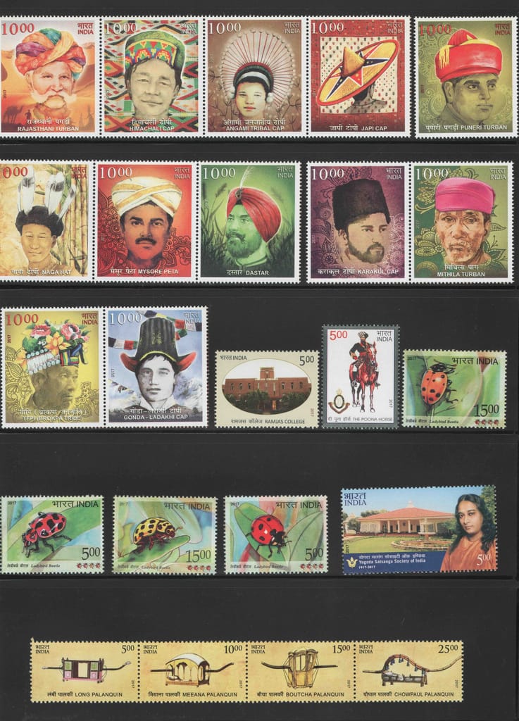 Shobhaphila's MNH Commemorative Year Pack stamps 2017 (217 Nos.) view 2