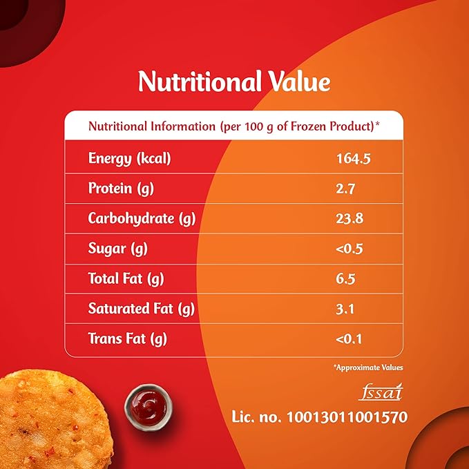 McCain Aloo Tikki Patty 400 Gms view 2