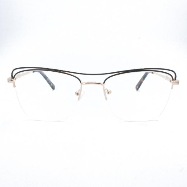 Lensoz Elite X Luxe Half Rim - Narrow - Golden & Black view 2