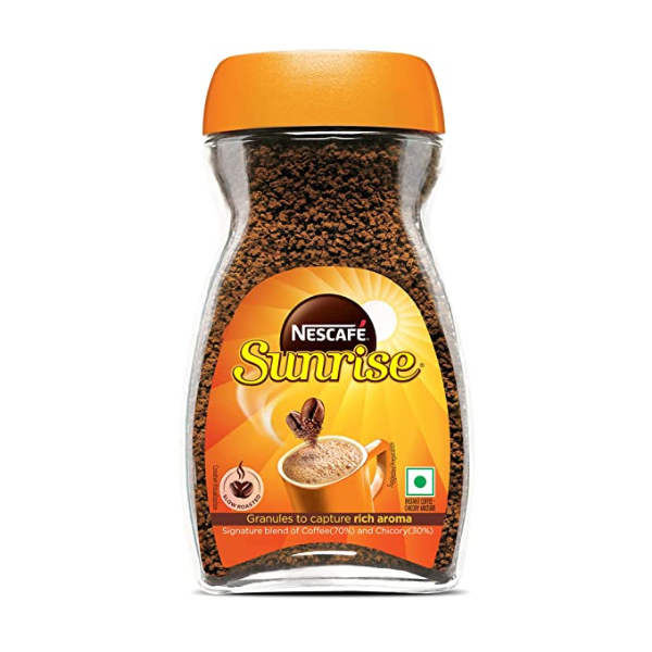 Nescafe Sunrise Chicory Mix Instant Coffee Jar 50 Gms