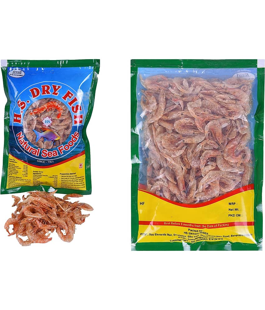 HS dry Fish DRY PRAWNS (BIG) CLEAN 250 gm