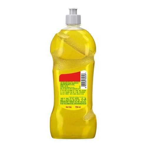 Vim Dishwash Liquid Gel - Lemon, 750 ml Bottle view 2