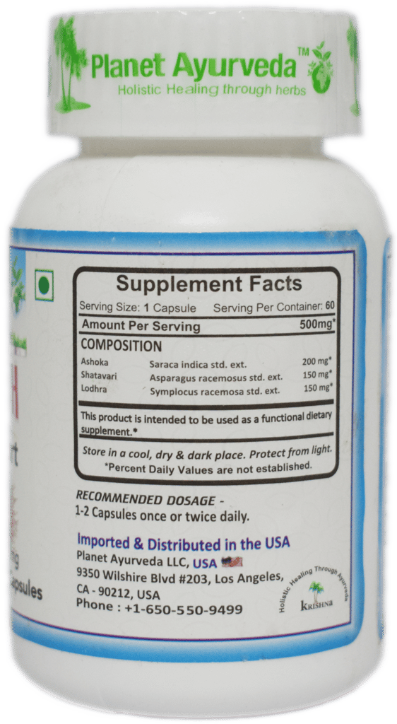 Planet Ayurveda Female Health Support - 60 Capsules view 2