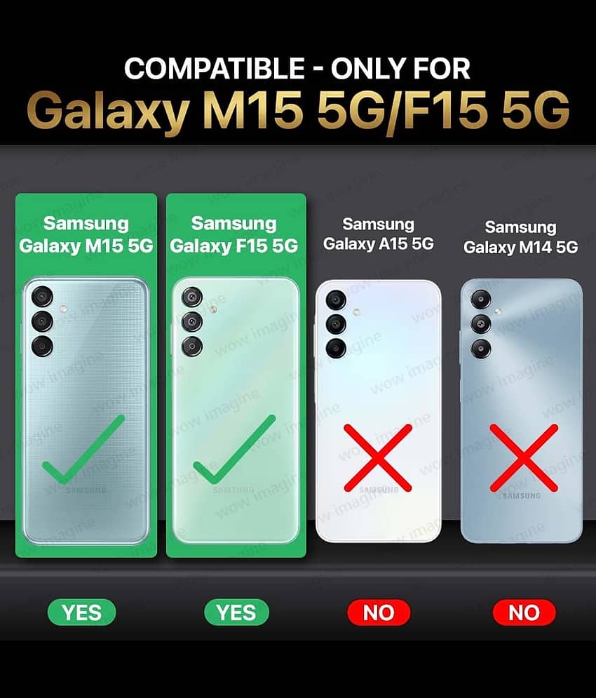 ZAMN Shock Proof Case Compatible For Polycarbonate Samsung Galaxy F15 ( ) view 2