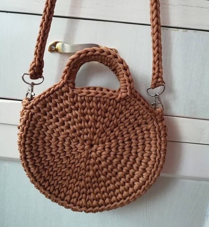 Handmade Crochet Handbag view 2