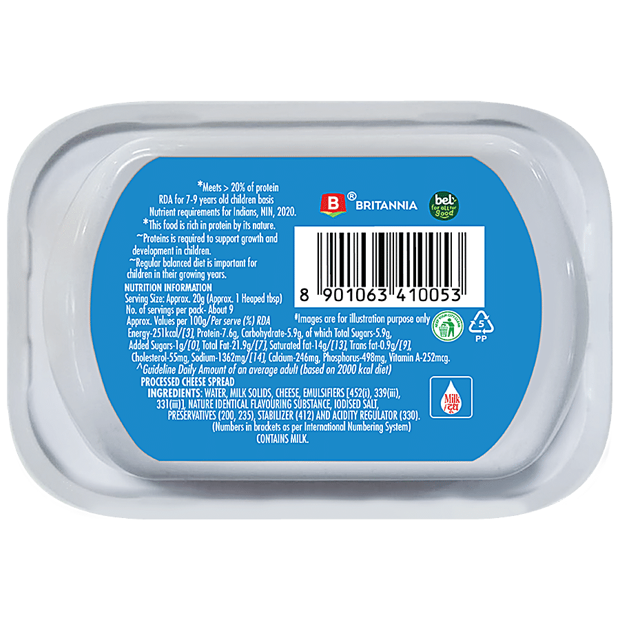 Britannia Cheese Spread Rostd Garli, 180 Gm view 2