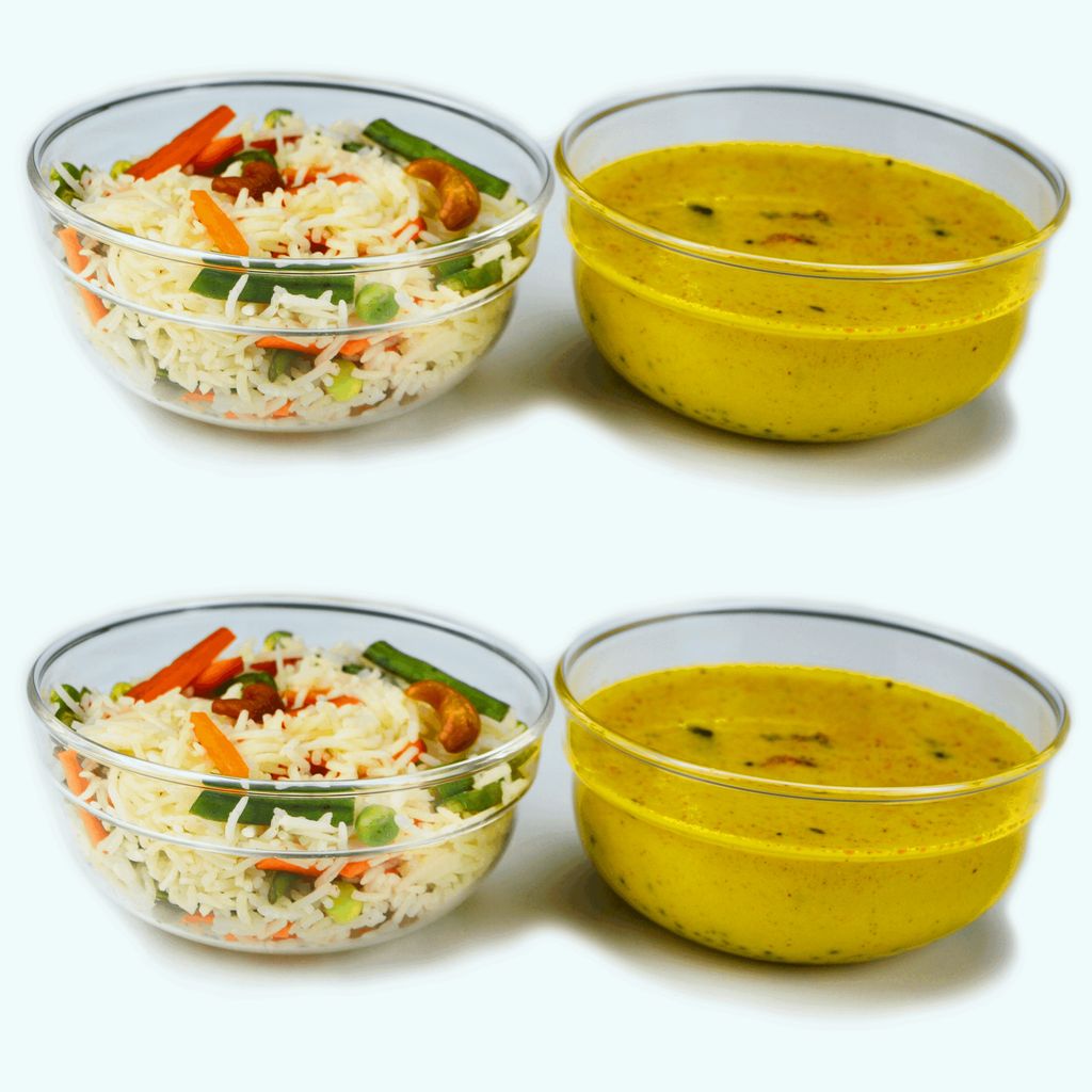 VERTIS Large Katori Bowls Set of 4 Stackable Flameproof 400 mL view 2