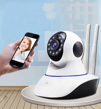 CCTV 1080p Wireless Camera WiFi Mobile 360°Live Alarm TwoWay Audio Night Vision Security Camera (256 GB, 1 Channel) view 2